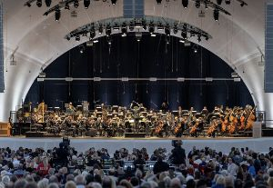 2021년 샌디에이고 심포니가 래디 쉘에서 공연하는 모습(San Diego Symphony Facebook)