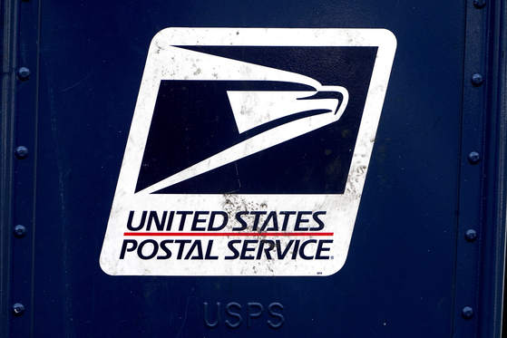 우편함에 그려져 있는 USPS 로고 [사진출처 : 로이터]