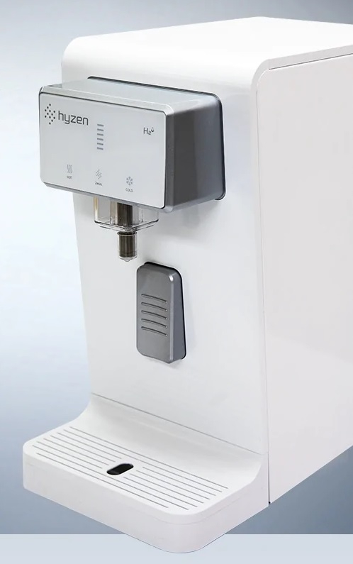 '하이젠'의 냉수, 온수, 상온 수소수 생성기 HZ-7700. 