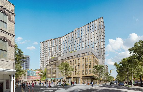 뉴포트 개발사의 '사우스 다운타운 프로젝트'는 미첼 스트리트에 있는 역사 깊은 건물들을 중심으로 오피스, 상점, 음식점, 아파트 등이 들어선 종합 엔터테인먼트 거리를 목표로 하고 있다. 