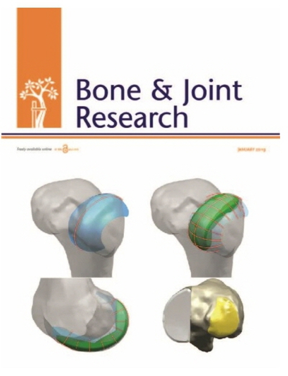 [연세사랑병원 논문이 ‘Bone & Joint Research’의 표지를 장식했다]