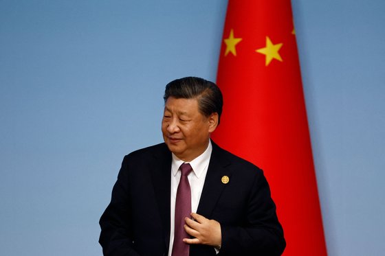 19일 중국 산시성 시안에서 열린 중국-중앙아시아 정상회담에 참석한 시진핑 중국 국가 주석. AFP=연합뉴스