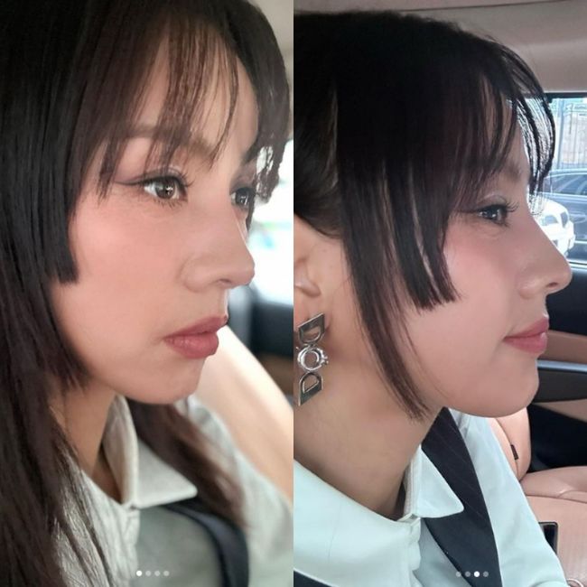 Lee Hyori stuns fans with a new hime cut hairstyle and flawless beauty