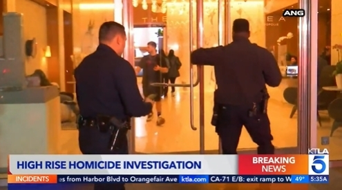 LA 다운타운 호화 고층 아파트에서 29일 오후 6시30분경 30세 남성이 총격으로 숨지는 사건이 발생했다. 