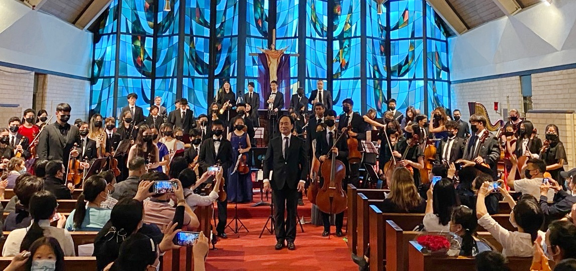 성공회 가든그로브 교회가 오는 25일 실버 아카데미 후원 음악회를 연다. 사진은 이날 출연할 영 아티스트 오케스트라의 공연 모습. ［교회 제공］
