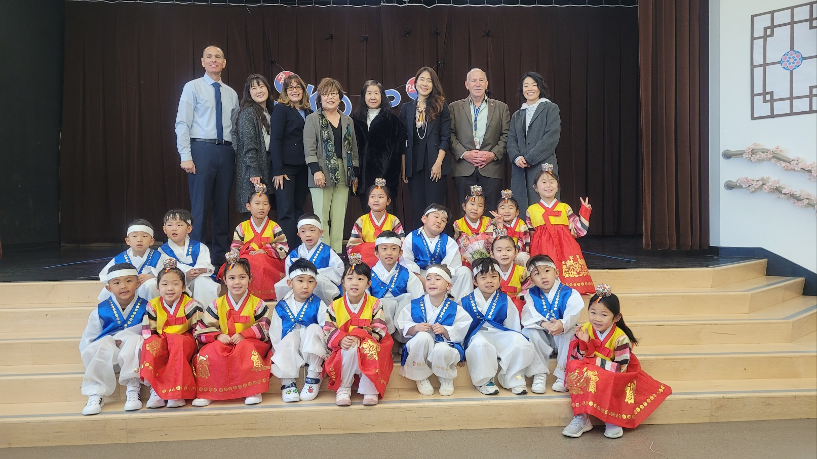 지난달 30일 포터랜치 커뮤니티 스쿨에서 진행된 한국어 이중언어 프로그램 발표회 모습 