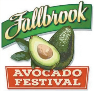 '폴브룩 아보카도 축제'의 로고.
