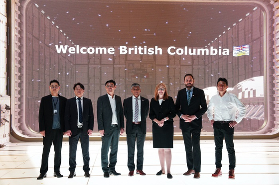 ▲ 브이에이코퍼레이션-캐나다 브리티시 컬럼비아(BC)주 글로벌 사업 확장 및 제작 기술 협력 논의 (제공=브이에이코퍼레이션)