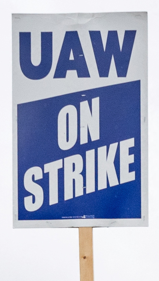 UAW 파업 피켓. [로이터]