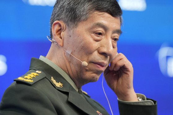리상푸 중국 국방부장은 지난해 8월 29일 이후 모습을 드러내지 않고 있따. 지난해 6월 싱가포르 상그릴라 대화에 참석한 리 부장. AP=연합뉴스