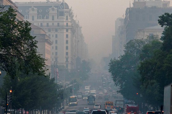 美 대기오염 '최악 톱10'은 모두 서부…“기후변화로 인한 산불 탓”