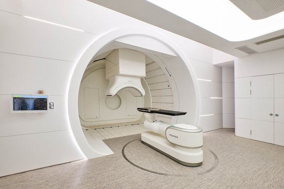 연세암병원 치료센터 지하 4층에 마련된 회전형 치료실 모습. 연세암병원 제공