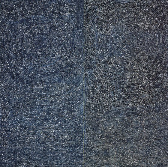 김환기, 우주(Universe 5-Ⅳ-71#200), 1971, 코튼에 유채, 254x254㎝ ⓒ환기재단ㆍ환기미술관. 사진 S2A