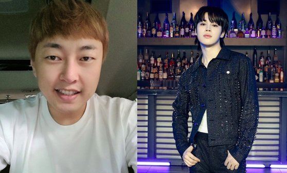 BTS 지민이 코미디언 이진호에게 금전 피해를 입은 것으로 드러났다. 사진 인스타그램, 빅히트뮤직