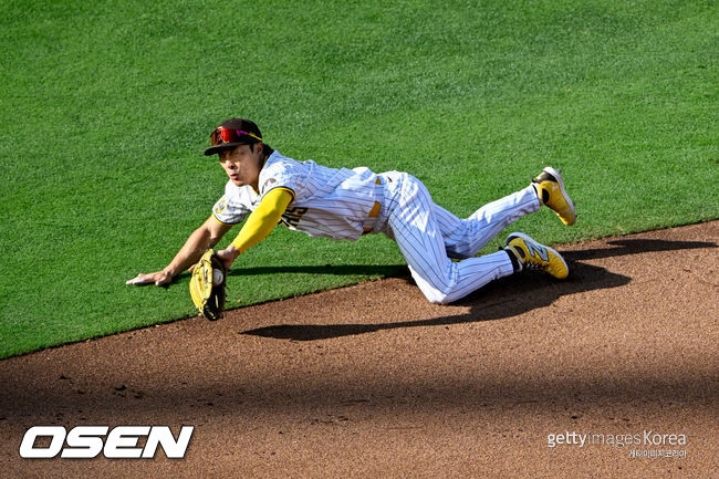 [사진] 샌디에이고에서 활약한 김하성. ⓒGettyimages(무단전재 및 재배포 금지)