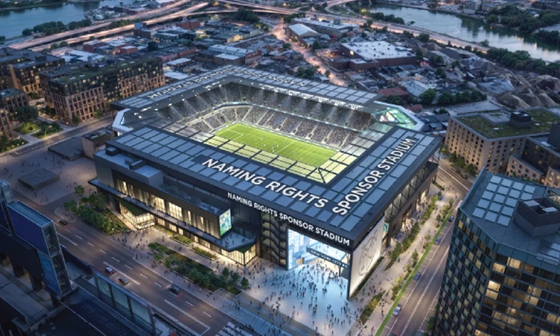 메이저리그축구(MLS) 뉴욕시풋볼클럽(NYCFC)이 공개한 새로운 축구 경기장 렌더링. 뉴욕시의회는 11일 본회의에서 NYCFC 경기장 건설을 포함한 퀸즈 윌레츠포인트 2단계 개발계획을 승인했다.  [사진 NYCFC]