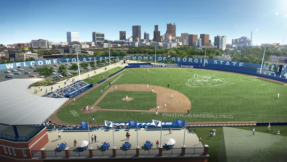 팬더스빌에 있는 학교 야구장을 다운타운으로 이전하는 계획을 발표했다.