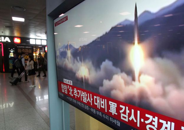 North Korea is continually testing their missiles showing no progress towards denuclearization.  [Source: Associated Press, Ahn Young-joon]