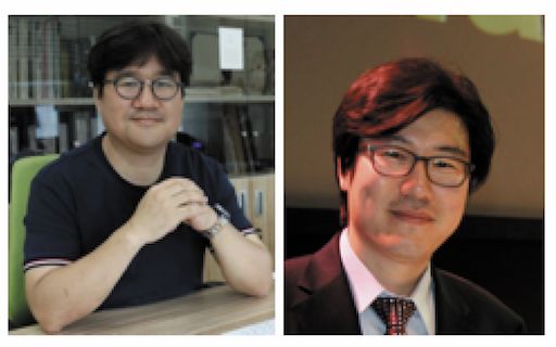 왼쪽부터 남진우 교수(한양대 생명과학과), 이성규 박사(한국전자통신연구원)