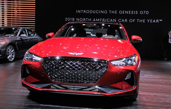 2019 북미국제오토쇼에서 '올해의 자동차'로 선정된 G70