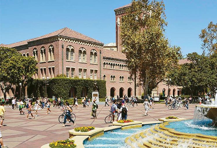 US뉴스앤월드리포트지가 최근 발표한 온라인 대학 순위에서 USC가 경영대와 엔지니어링 부문에서 상위권을 차지했다. 사진은 USC 캠퍼스 전경. [USC 홈페이지]
