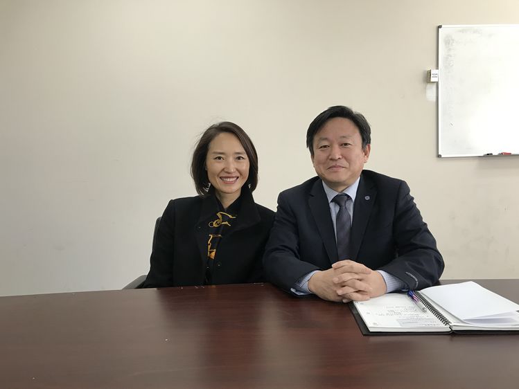 2019년 연세대 남가주 총동문회장에 오현근씨가 취임했다. 오현근(오른쪽)회장과 차영아 부회장이 본지를 찾았다.