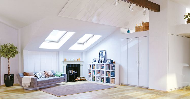 다락방은 규정된 천장 높이를 지키면 주택의 면적으로 인정받을 수 있기 때문에 에이전트와 상의하는 것이 좋다.