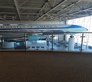 This is a picture of the Air Force One in which Ronald Reagan visited 26 foreign countries and 46 U.S. states! 