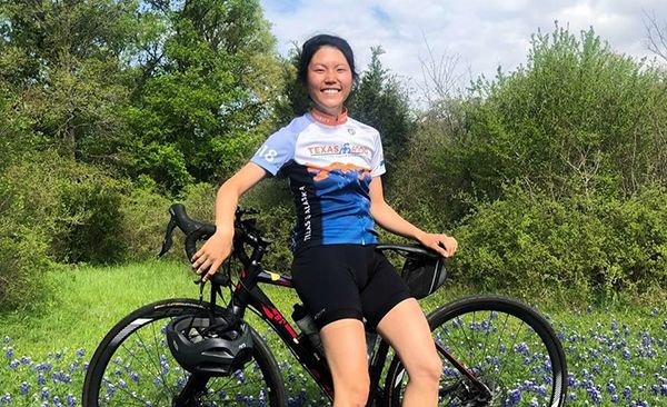 ▲ 케이티 나(Katie Na)는 오는 5월 31일(금)부터 70일 동안 ‘Texas 4000’ 프로젝트에 참여해 자전거를 타고 미국 대륙을 횡단할 예정이다.