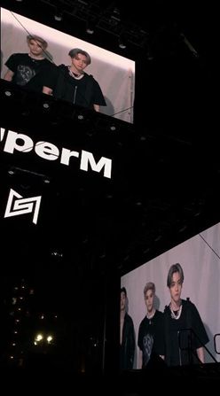 A video is shown before SuperM performs their second song.