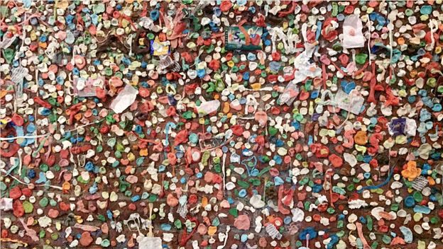 Even Seattle’s gum wall shows that gum can be beautiful. [Source: Author, Holly Bae]