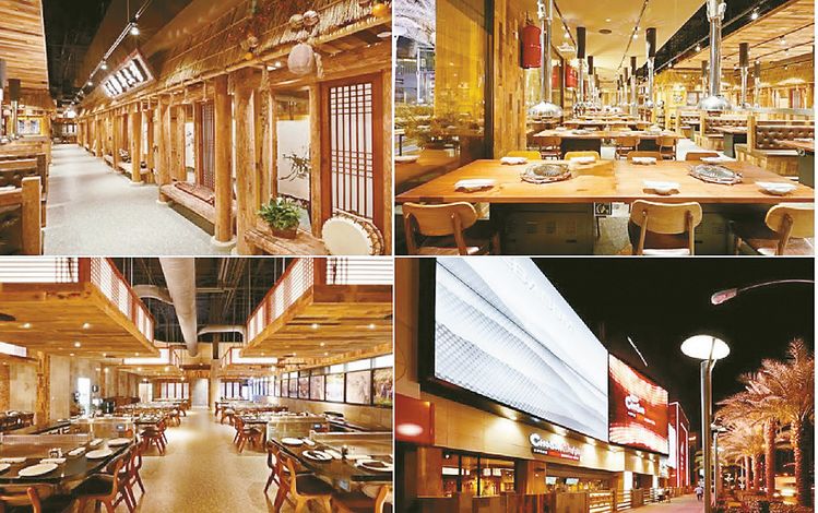 조선화로는 1만3000스퀘어피트의 넓은 공간에 고풍스러운 인테리어로 고급 한식당의 면모를 갖췄다.