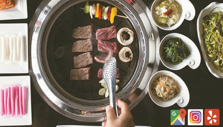 타운 한복판에 위치한 BKS 프라임 코리안바베큐는 프라임고기를 제대로 맛보는 대형 구이식당이다. 고객서비스를 위해 제공하는 런치뷔페도 인기다.