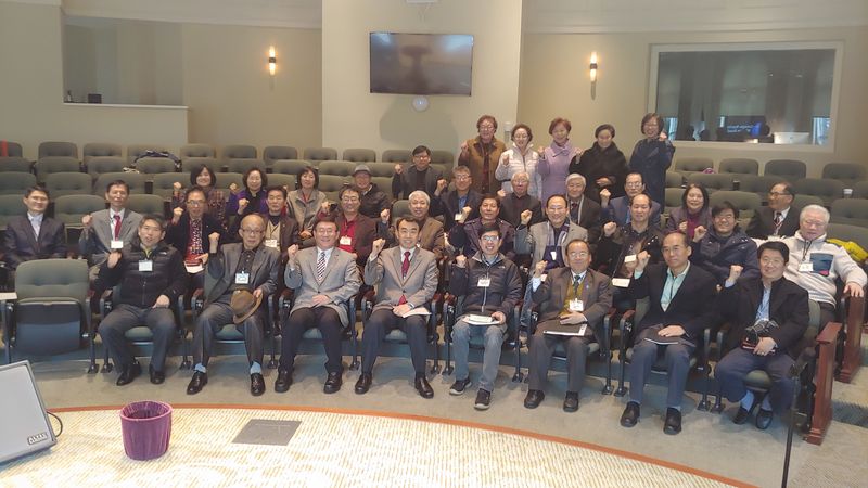 지난 22일 조침협 사업총회에 참석한 목회자와 관계자들이 한자리에 모였다.