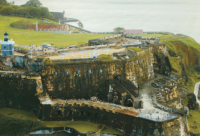 유네스코 세계 문화유산으로 지정된 샌후안의 엘모로 항구. [미국 관광청 캡처] 