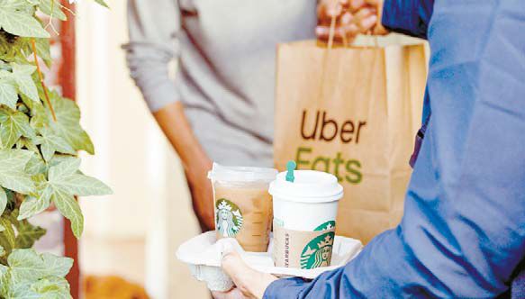 세계 최대 커피 체인인 스타벅스가 '우버 이츠'와 협력해 배달서비스를 전국 6개 대도시로 확대한다고 밝혔다. [스타벅스 홈페이지 캡처]