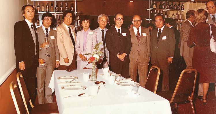 1983년 한인변호사협회(KABA) 초창기 모습. 맨 왼쪽이 민병수 변호사다.
