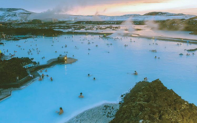 세계적으로 유명한 지열 온천 중 하나인 아이슬란드의 블루 라군 스파. [아이슬란드관광청 웹사이트 캡처]
