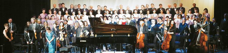 지난달 28일 윌셔 이벨극장에서는  LA연합감리교회 창립 115주년 기념 음악회가 성황리에 개최됐다.