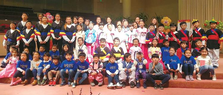 2019년 제2회 동요페스티벌에 참가한 어린이들 모습.