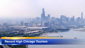지난해 시카고를 찾은 방문객 수가 5,760만명으로 전년 대비, 4.3% 증가한 사상 최다를 기록했다. [abc 캡처]