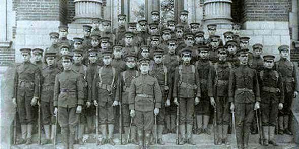 1900년대 초 네브라스카의 커니 군사학교 학생들. 명단에서 박용만(Park Y. M.) 지사의 이름이 확인된다. 미국식 군사 교육을 받은 그는 이곳에 한인소년병학교를 설립, 1912년 13명의 첫 졸업생을 배출했다. [The Daily Nebraskan]