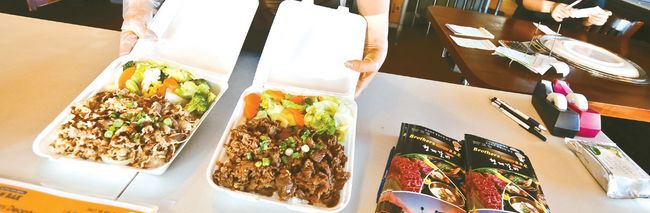 LA 한인식당들이 도시락 메뉴를 속속 출시하고 있다. 사진은 양산박이 개발한 덮밥 도시락 메뉴. 김상진 기자