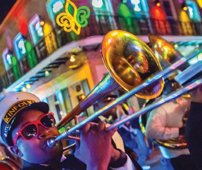 루이지애나주 최대 도시인 뉴올리언스는 마디그라 축제와 재즈 페스티벌로 널리 알려져 있다. [사진 brandUSA] 