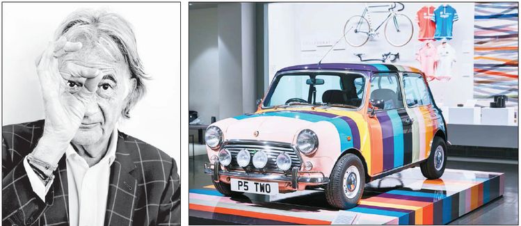 영국이 자랑하는 패션 디자이너 폴 스미스는 옷뿐만 아니라 도자기 인형, 미니 로봇, 자전거 등도 디자인한다. 오른쪽 사진은 그가 '미니' 자동차와 협업해 만든 작품이다. [사진 폴 스미스]