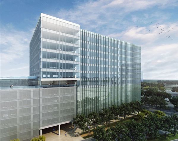 아마존은 도메인(Domain)에 145,000평방 피트 상당의 사무실을 임대할 예정이다.(도메인에 들어설 15층 오피스 건물 조감도)