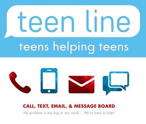 When teenagers feel the need, Teen Line is here to help!  Source: teenlineonline.org, Screenshot by Author, Goeun Lee