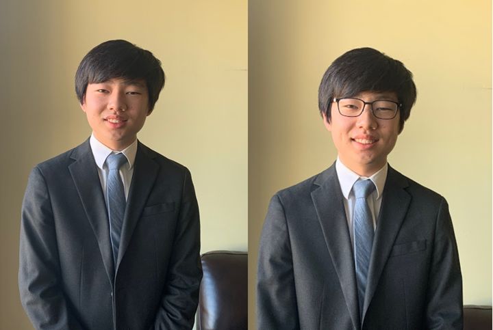 Posing for a school leadership flyer with and without glasses. Which version would you find more appealing and trustworth? [Source: Jude Choi]