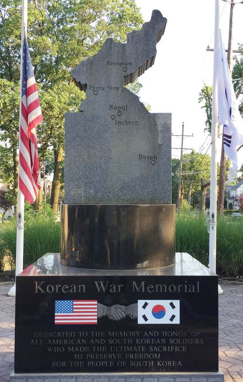 뉴저지주 버겐카운티 포트리 프리덤파크의 한국전 참전기념비