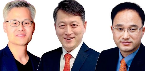 왼쪽부터 최영수, 김웅용, 김철민 변호사